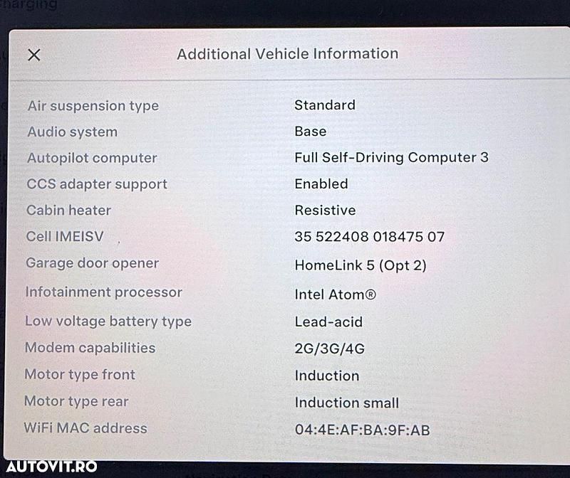 Second-hand Tesla Model S 310 kW (422 CP) 2019 Culoarenegru Hatchback