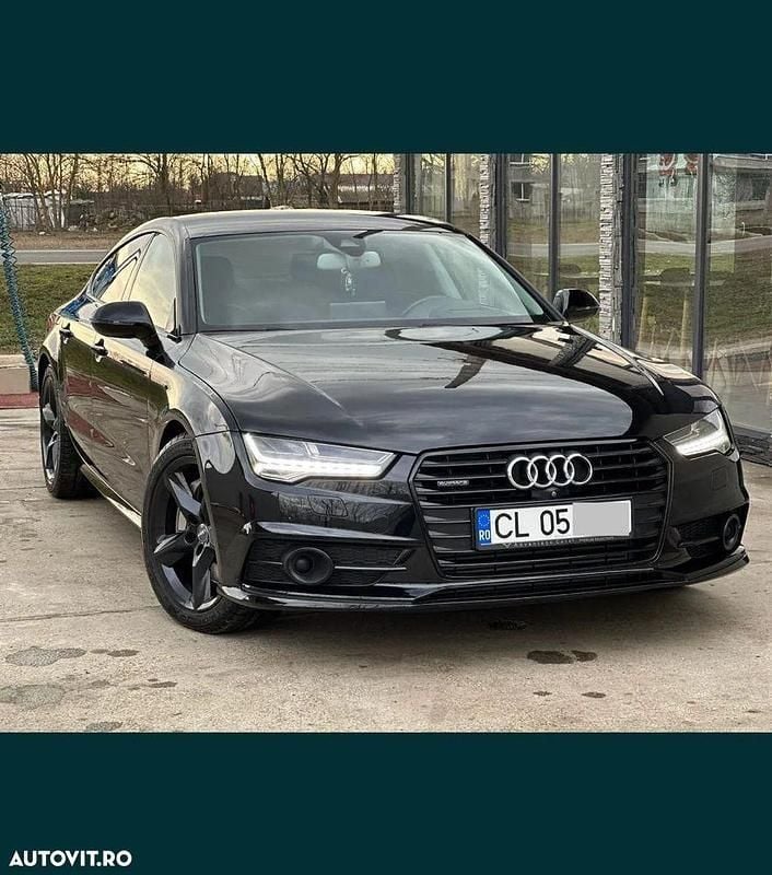 Negru Utilizat 2015 Audi A7 Hatchback | 19.000 EUR (Preț bun) - Imagine 1/4