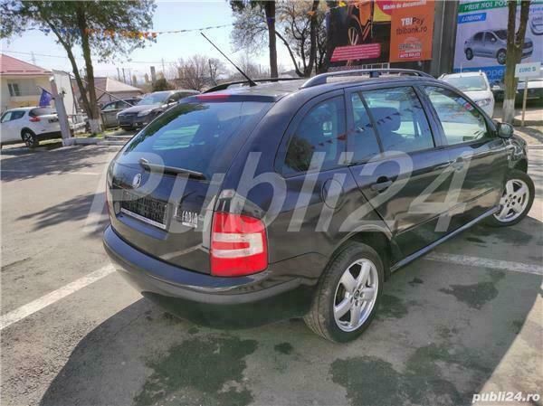 Second-hand Skoda Fabia 80 CP (58 kW) 2008 Negru Hatchback