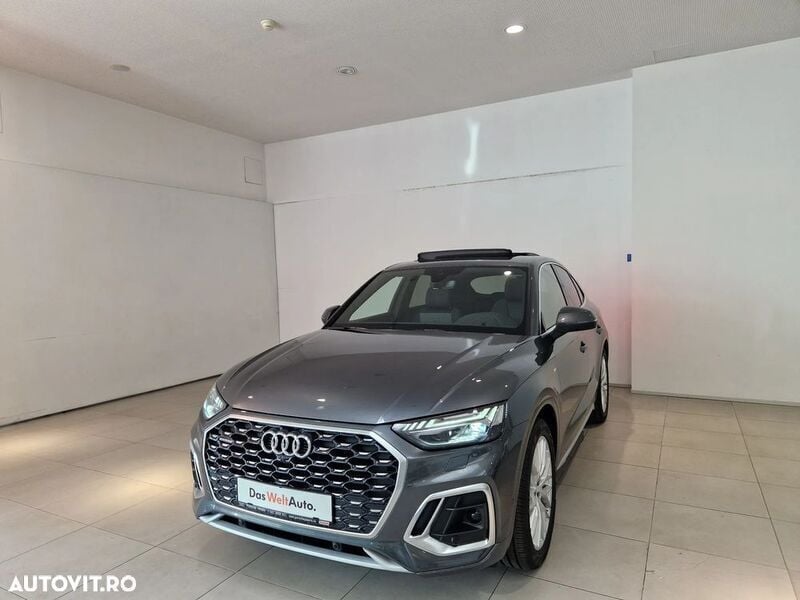 Gri Utilizat 2024 Audi Q5 Sportback S-Line SUV | 61.404 EUR - Imagine 1/4