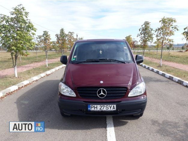 Second-hand Mercedes Vito 116 CP (85 kW) 2008 Rosu Van