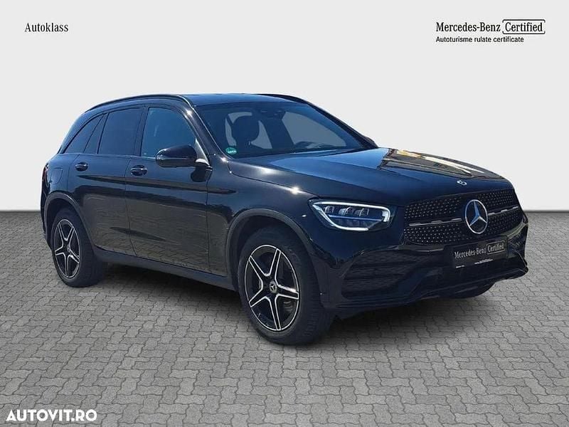 Culoarenegru Utilizat 2022 Mercedes GLC220 AMG line SUV | 45.756 EUR - Imagine 1/3