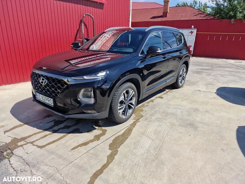 Negru Utilizat 2021 Hyundai Santa Fe SUV | 26.900 EUR (Preț OK) - Imagine 1/4