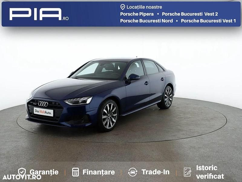 Culoarealbastru Utilizat 2022 Audi A4 Advanced Berlinǎ | 31.100 EUR (Preț OK) - Imagine 1/4