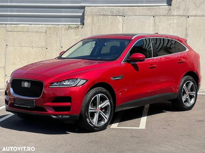 Culoarerosu Utilizat 2016 Jaguar F-Pace Portfolio SUV | 19.905 EUR (Preț OK) - Imagine 1/4
