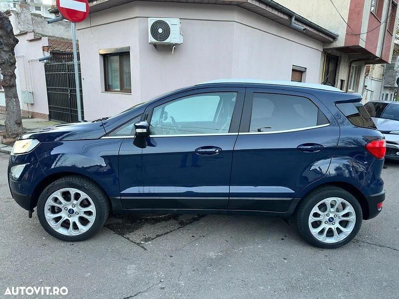 Culoarealbastru Utilizat 2020 Ford Ecosport Titanium SUV | 10.750 EUR (Preț OK) - Imagine 1/4