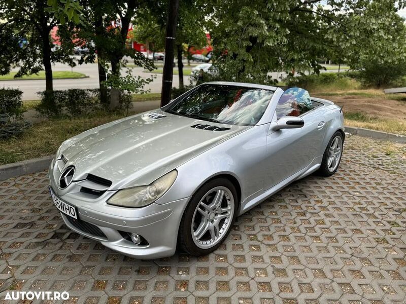 Gri Utilizat 2004 Mercedes SLK200 Cabrio | 7.800 EUR - Imagine 1/4