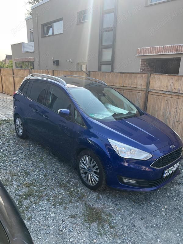 Albastru Utilizat 2015 Ford C-MAX Monovolum | 9.850 EUR (Scump) - Imagine 1/4