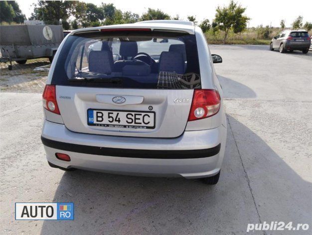 Argintiu Utilizat 2005 Hyundai Getz Hatchback | 1.900 EUR - Imagine 1/4