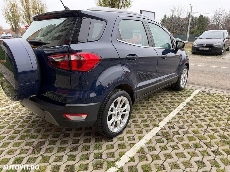 Culoarealbastru Utilizat 2021 Ford Ecosport Titanium SUV | 10.700 EUR (Super Preț) - Imagine 1/4