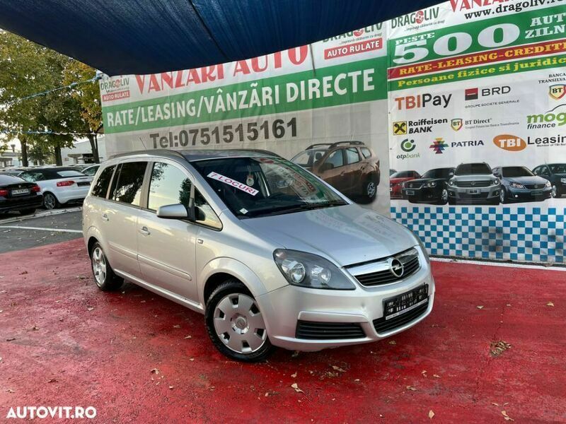 Argintiu Utilizat 2006 Opel Zafira Monovolum | 2.499 EUR (Preț OK) - Imagine 1/4