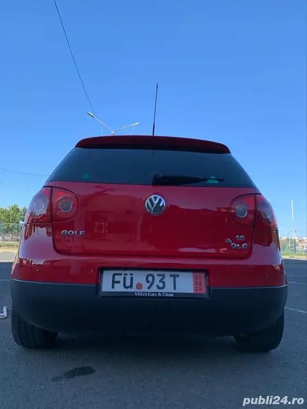 Second-hand VW Golf V United 102 CP (75 kW) 2008 Rosu Hatchback