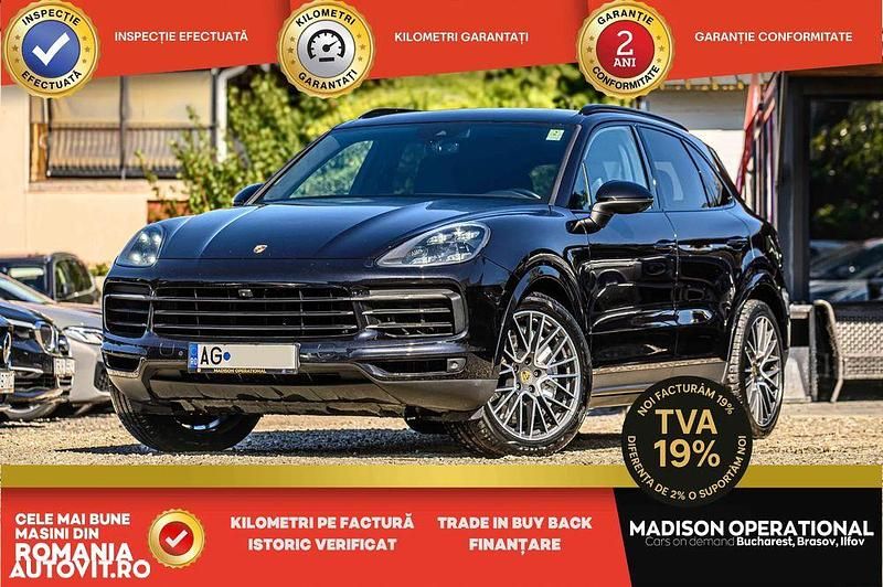 Culoarenegru Utilizat 2018 Porsche Cayenne Platinum Edition SUV | 41.280 EUR - Imagine 1/4