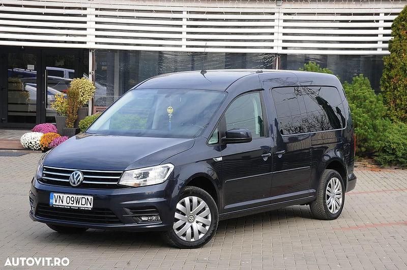 Culoarealbastru Utilizat 2017 VW Caddy Maxi Monovolum | 13.200 EUR (Preț OK) - Imagine 1/4