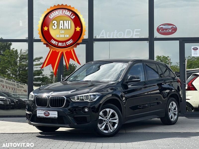 Negru Utilizat 2018 BMW X1 SUV | 14.490 EUR (Preț bun) - Imagine 1/4