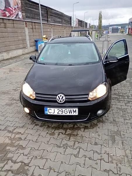 Negru Utilizat 2012 VW Golf VI SE Break | 5.950 EUR (Puțin scump) - Imagine 1/4