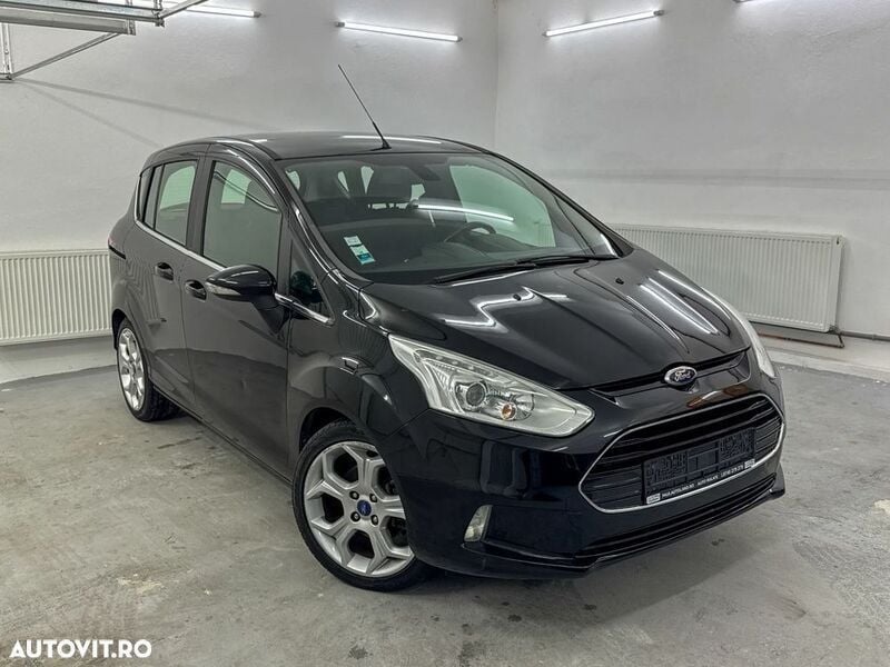 Negru Utilizat 2016 Ford B-MAX Titanium Monovolum | 5.900 EUR - Imagine 1/4