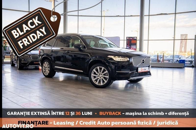 Culoarenegru Utilizat 2019 Volvo XC90 Inscription SUV | 37.999 EUR (Preț OK) - Imagine 1/4
