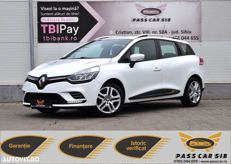Alb Utilizat 2017 Renault Clio GrandTour Zen Break | 7.108 EUR (Preț OK) - Imagine 1/4