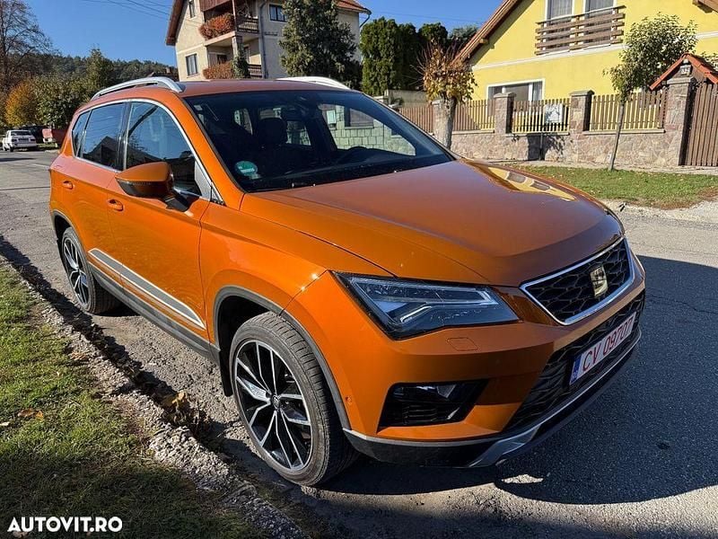 Culoareportocaliu Utilizat 2017 Seat Ateca 4Drive SUV | 18.900 EUR (Preț bun) - Imagine 1/4