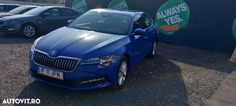 Albastru Utilizat 2019 Skoda Superb Style Berlinǎ | 21.950 EUR (Preț OK) - Imagine 1/4