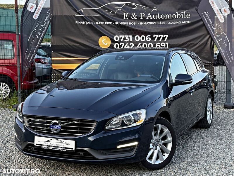 Gri Utilizat 2014 Volvo V60 Momentum Break | 7.999 EUR (Preț OK) - Imagine 1/4