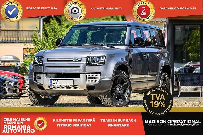 Culoaregri Utilizat 2021 Land Rover Defender SUV | 46.850 EUR (Preț bun) - Imagine 1/4