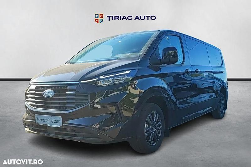Negru Nouă 2025 Ford Transit Custom Monovolum | 43.016 EUR - Imagine 1/4