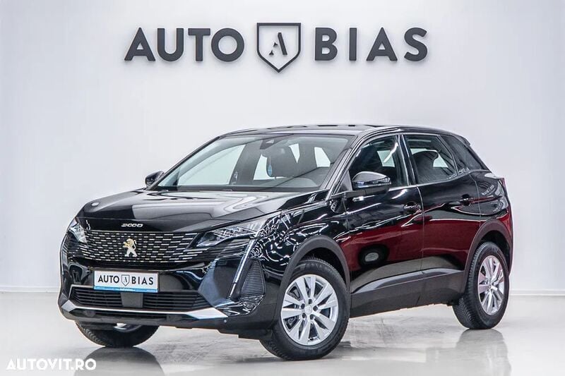 Negru Utilizat 2022 Peugeot 3008 Allure SUV | 16.990 EUR (Preț OK) - Imagine 1/4