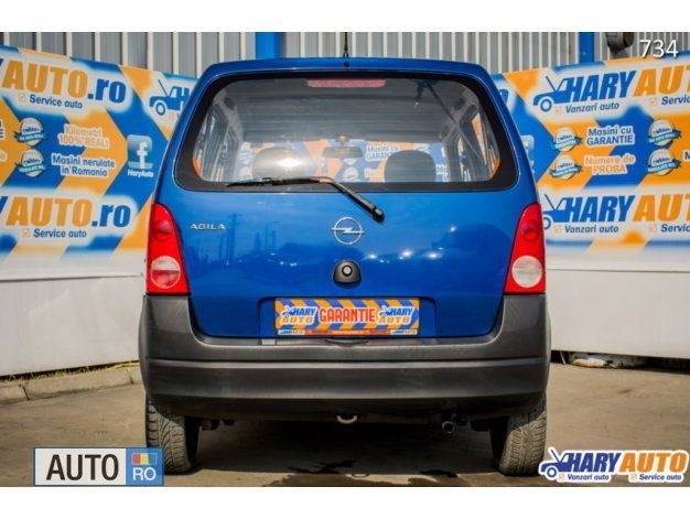 Second-hand Opel Agila 58 CP (42 kW) 2002 Albastru Hatchback