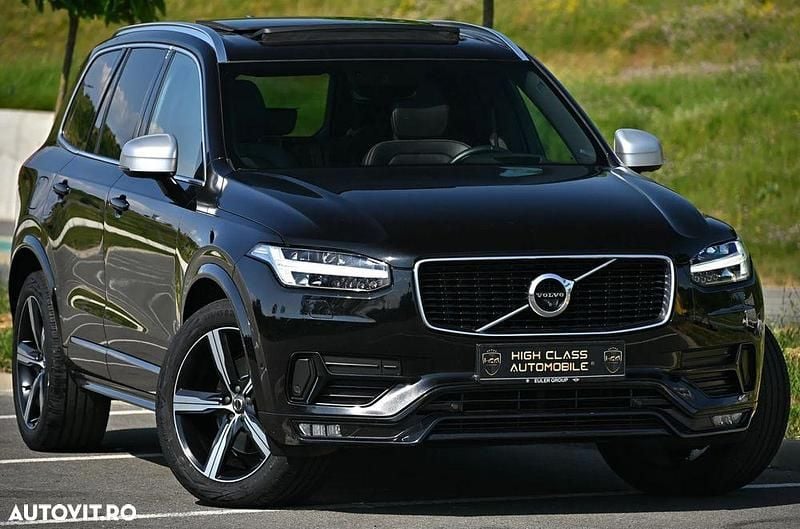 Culoarenegru Utilizat 2019 Volvo XC90 R-Design SUV | 33.499 EUR (Preț bun) - Imagine 1/4