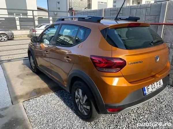 Portocaliu Utilizat 2022 Dacia Sandero Stepway Hatchback | 12.100 EUR (Preț OK) - Imagine 1/4