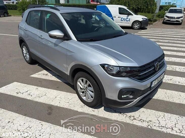 Gri Utilizat 2022 VW T-Cross Life SUV | 17.671 EUR (Preț OK) - Imagine 1/4