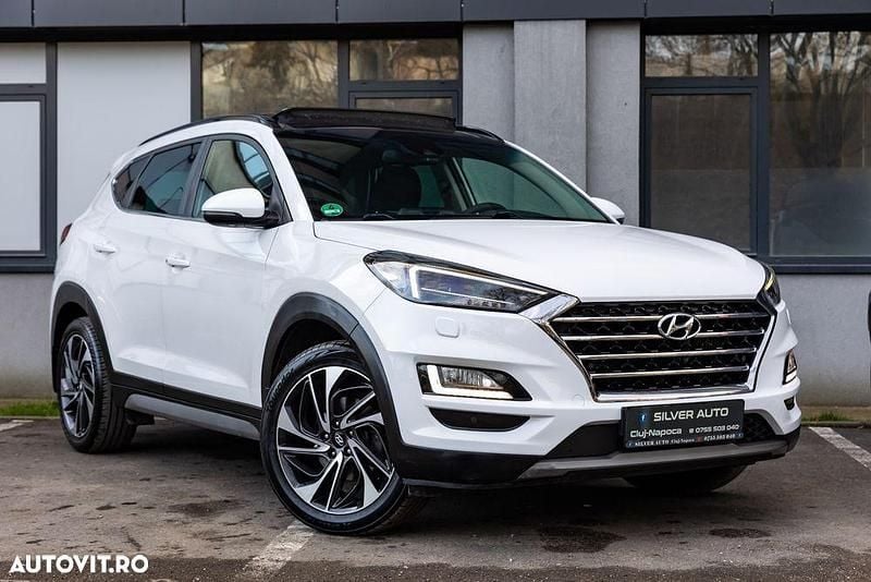 Second-hand Hyundai Tucson Premium 136 CP (100 kW) 2020 Culoarealb SUV