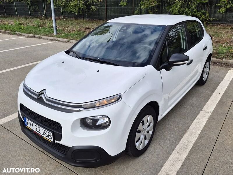Second-hand Citroën C3 Live 68 CP (50 kW) 2018 Alb Hatchback
