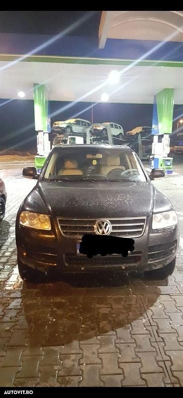 Negru Utilizat 2006 VW Touareg SUV | 4.900 EUR (Preț bun) - Imagine 1/4