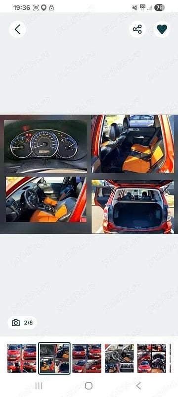 Second-hand Subaru Forester 150 CP (110 kW) 2010 Roșu SUV