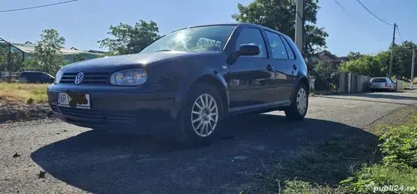Negru Utilizat 2001 VW Golf IV Hatchback | 860 EUR (Preț bun) - Imagine 1/4