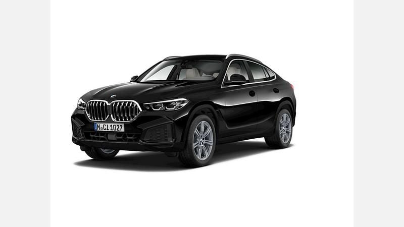Negru Utilizat 2022 BMW X6 Sport Line SUV | 55.636 EUR (Super Preț) - Imagine 1/4