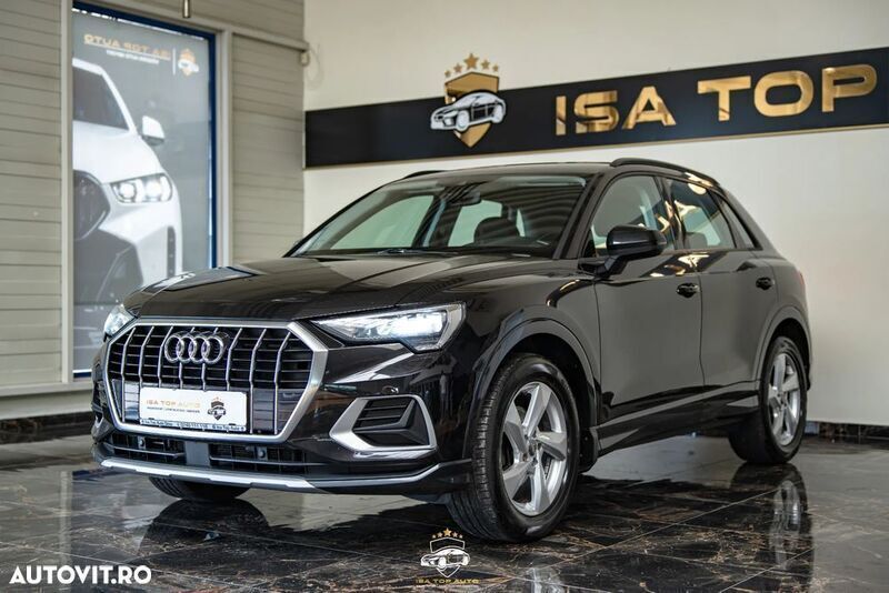 Negru Utilizat 2019 Audi Q3 Advanced SUV | 21.000 EUR (Preț OK) - Imagine 1/4