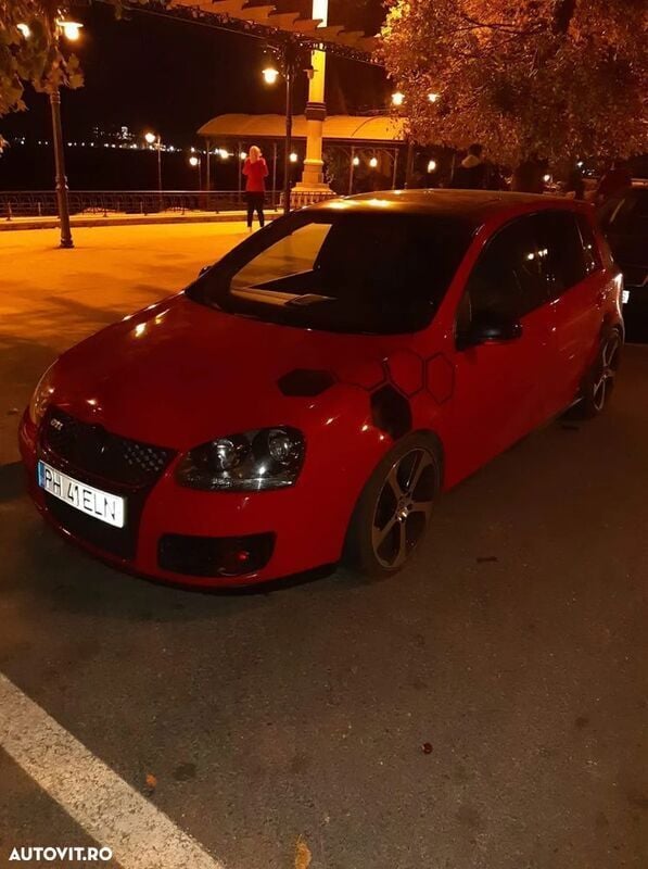 Rosu Utilizat 2007 VW Golf V GTI Hatchback | 6.700 EUR (Puțin scump) - Imagine 1/4