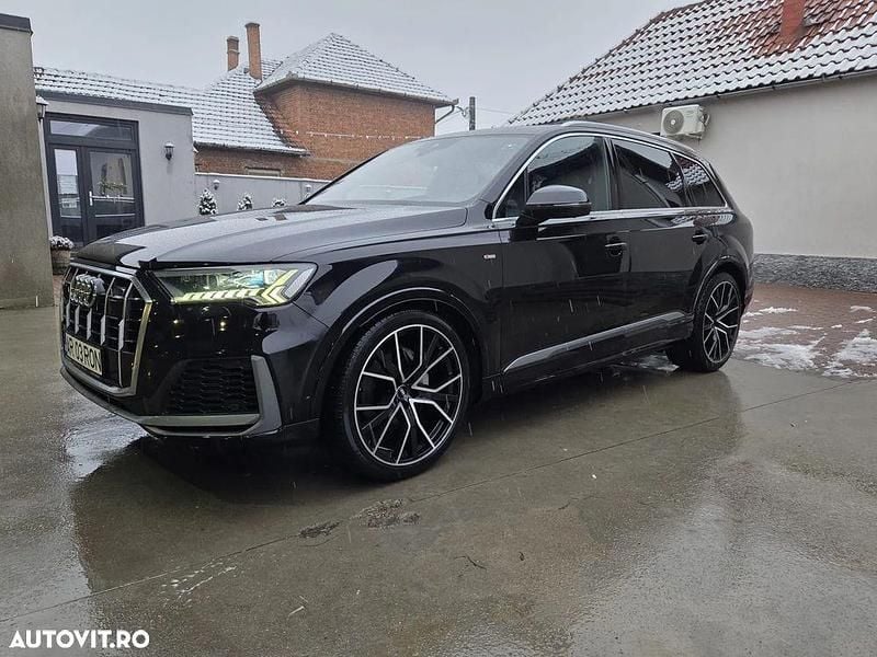Culoarenegru Utilizat 2020 Audi Q7 Comfort SUV | 46.500 EUR (Preț OK) - Imagine 1/4