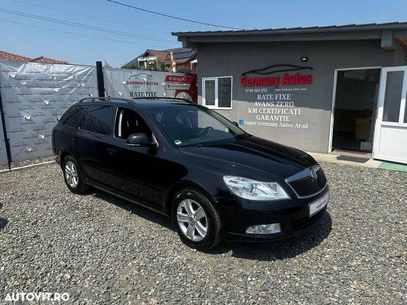 Negru Utilizat 2012 Skoda Octavia Business Line Break | 6.300 EUR (Preț OK) - Imagine 1/4