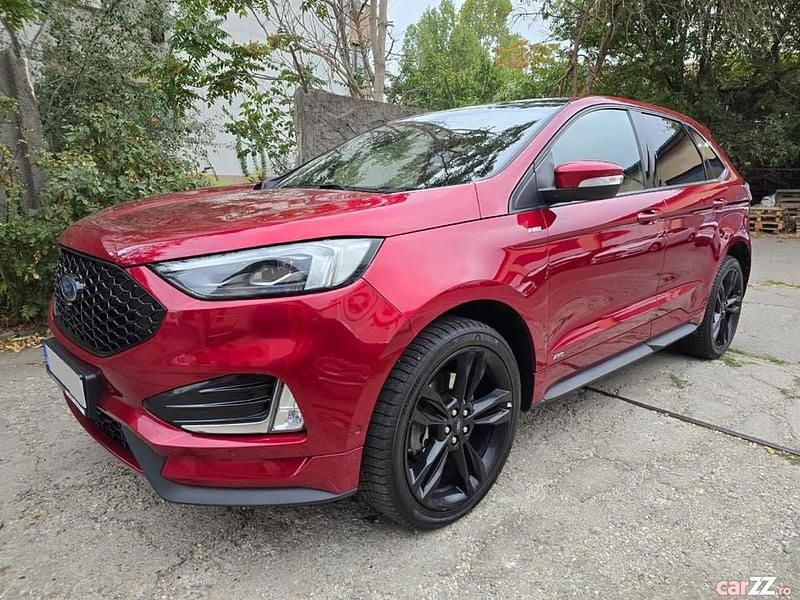 Rosu Utilizat 2020 Ford Edge ST-Line SUV | 18.800 EUR (Super Preț) - Imagine 1/4