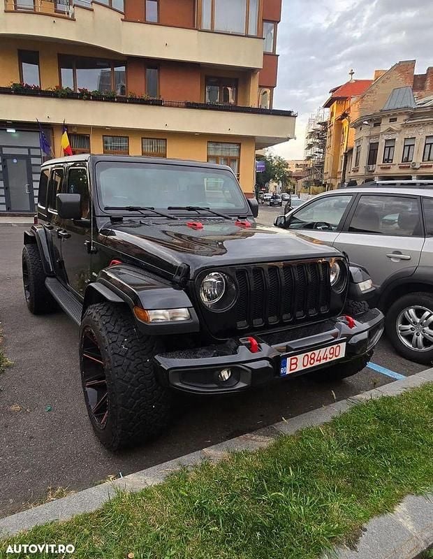 Culoarenegru Utilizat 2021 Jeep Wrangler SUV | 36.600 EUR - Imagine 1/4