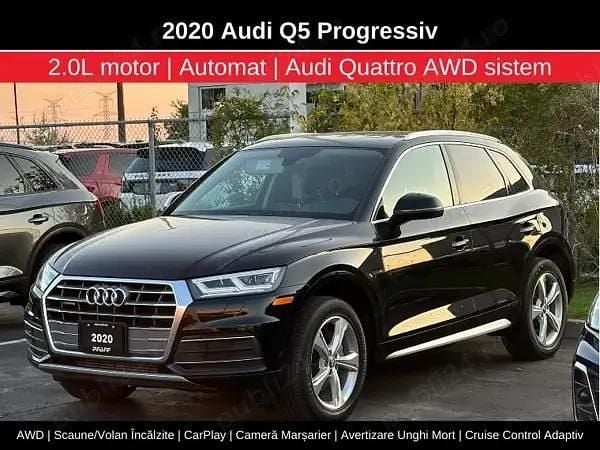 Negru Utilizat 2020 Audi Q5 SUV | 31.900 EUR (Preț OK) - Imagine 1/4