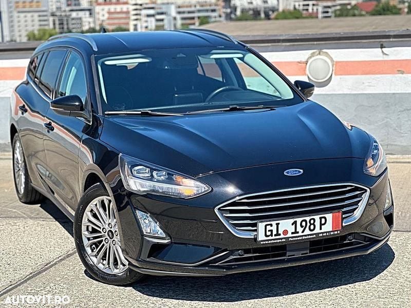 Culoarenegru Utilizat 2020 Ford Focus Titanium Break | 10.450 EUR (Preț bun) - Imagine 1/4