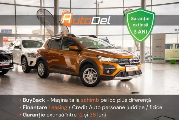 Portocaliu Utilizat 2021 Dacia Sandero Hatchback | 11.999 EUR (Puțin scump) - Imagine 1/4
