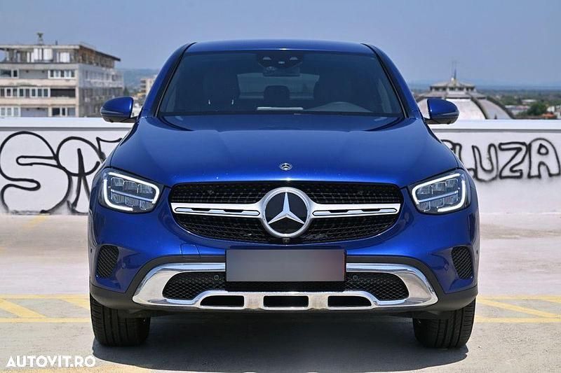 Culoarealbastru Utilizat 2019 Mercedes GLC300 Exclusive Coupe | 39.500 EUR (Preț OK) - Imagine 1/4