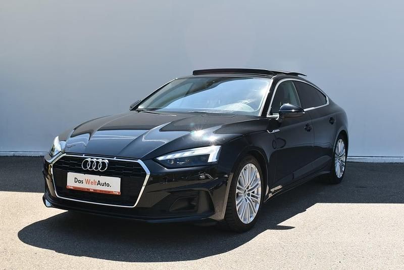 Negru normal Utilizat 2020 Audi A5 Sportback | 33.800 EUR - Imagine 1/4